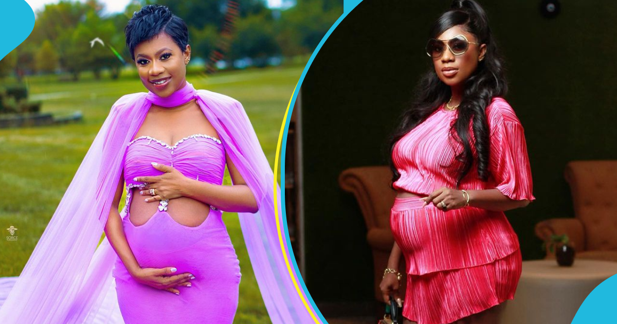 Selly Galley slays in a pink mini skirt and crop top, many in awe of her impeccable fashion style while pregnant