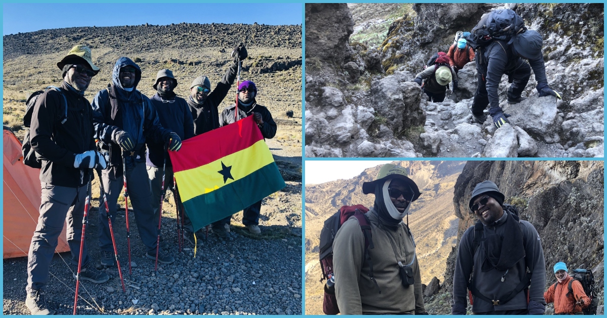Accra To London by road team at Kilimanjaro