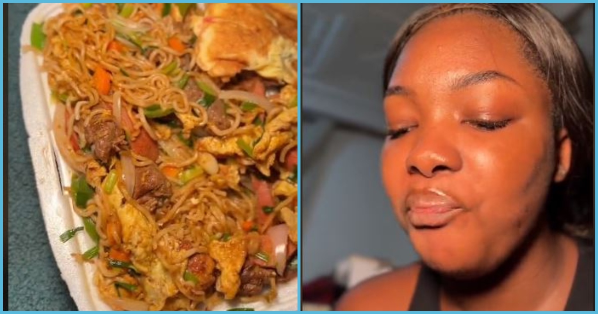 GH lady storms instant noodles joint at East Legon, buys Indomie at GH¢85, video trends