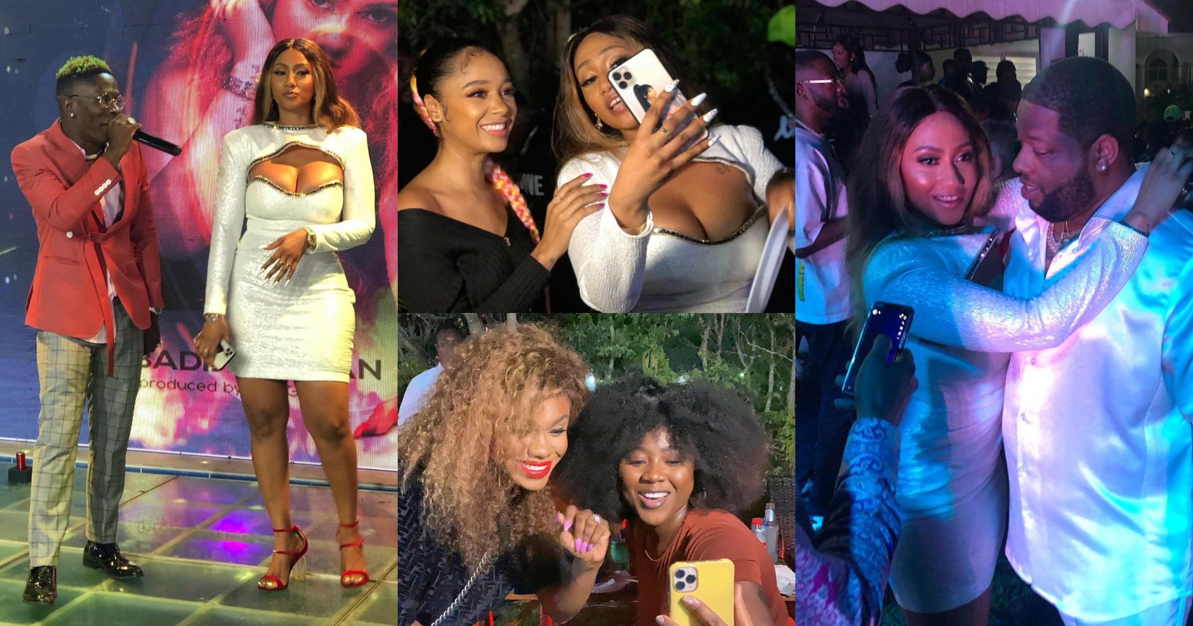 Hajia4Real: Shatta Wale, Efia Odo, Becca, Efya, others attend Badder Than party (videos)