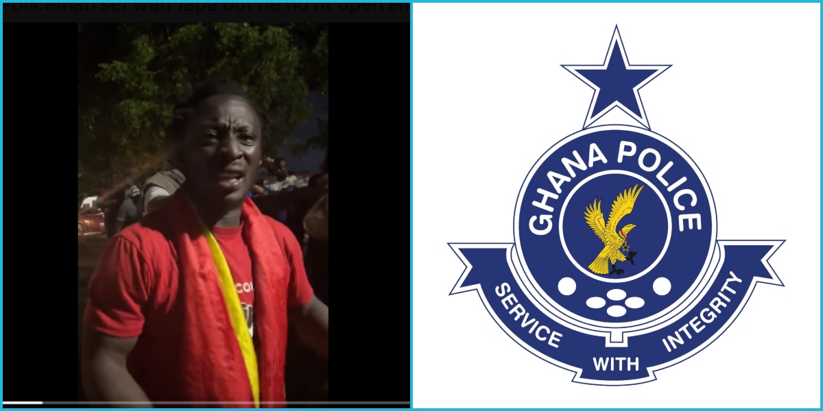 Ghanaian man claims police officer wants to japa