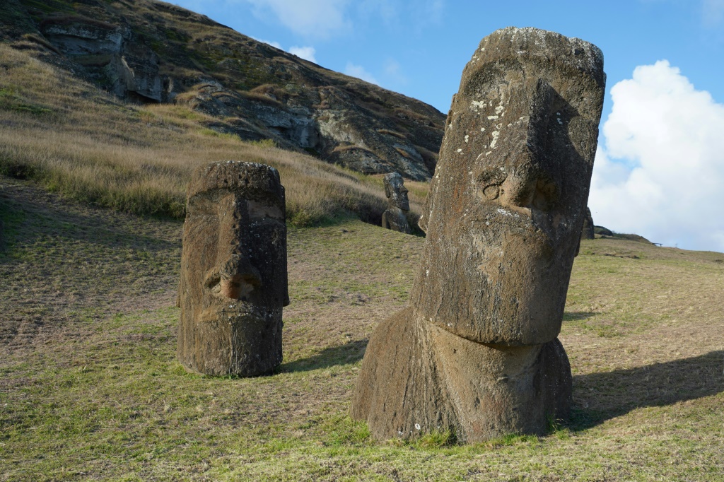 The iconic moais have turned Easter Island into a tourist destination but these stone sculptures are at risk from the elements