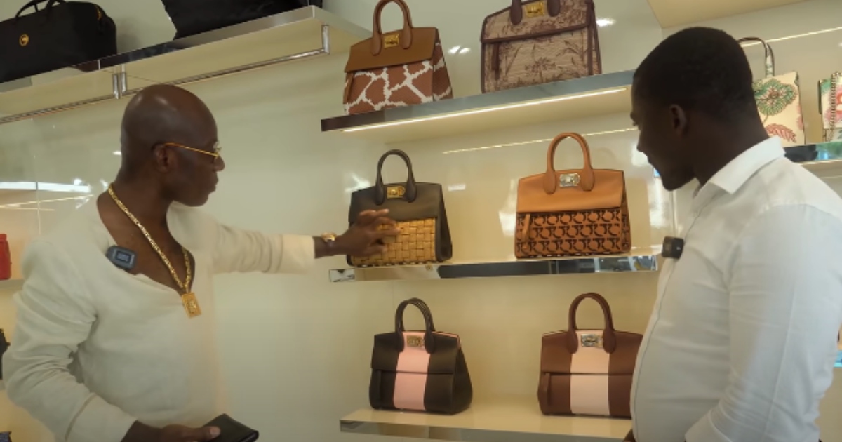 Rich Ghanaian man gives tour of his boutique