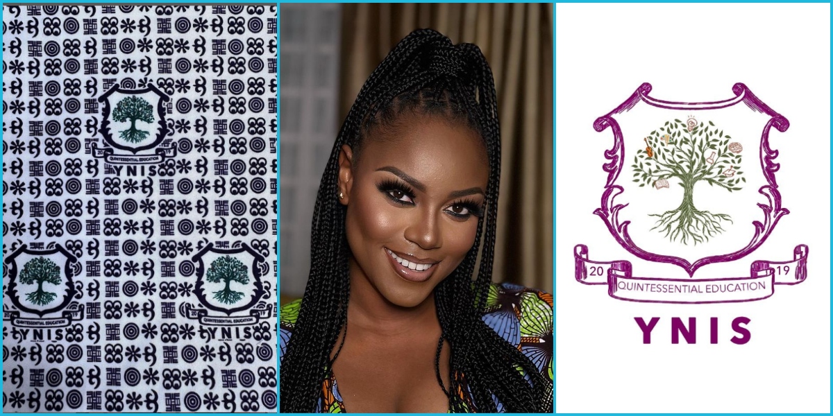 Yvonne Nelson: Actress starts a primary and junior high school, shares school's crest