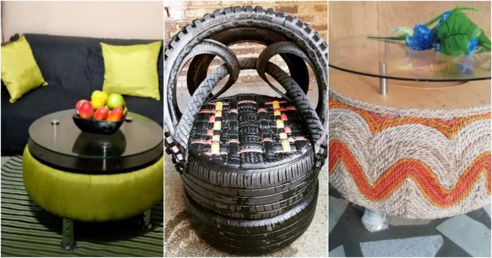 Bernard Nartey: The former UCC student who converts used tyres into beautiful furniture