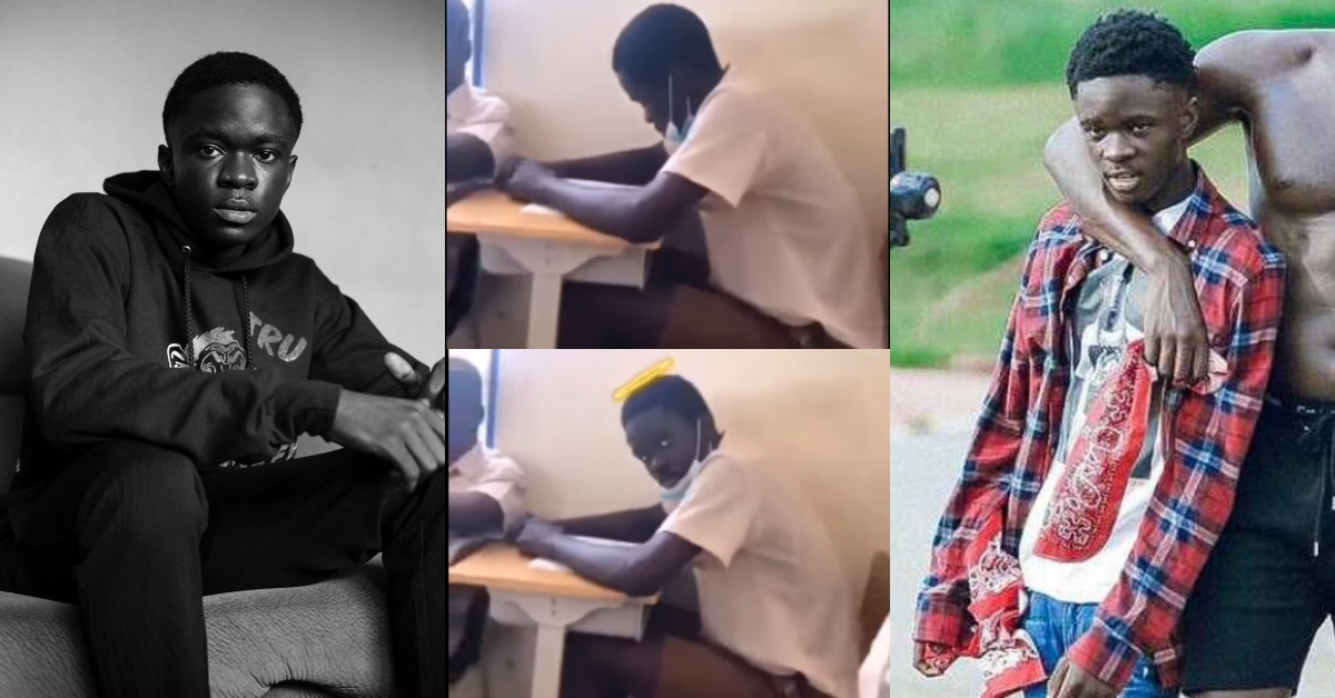 Hitmaker Yaw Tog captured in video studying serious in class; fans praise him