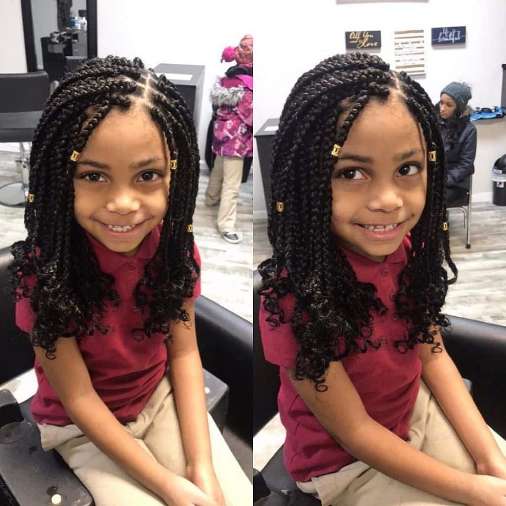 50+ beautiful African braids for kids: nice hairstyles to try 