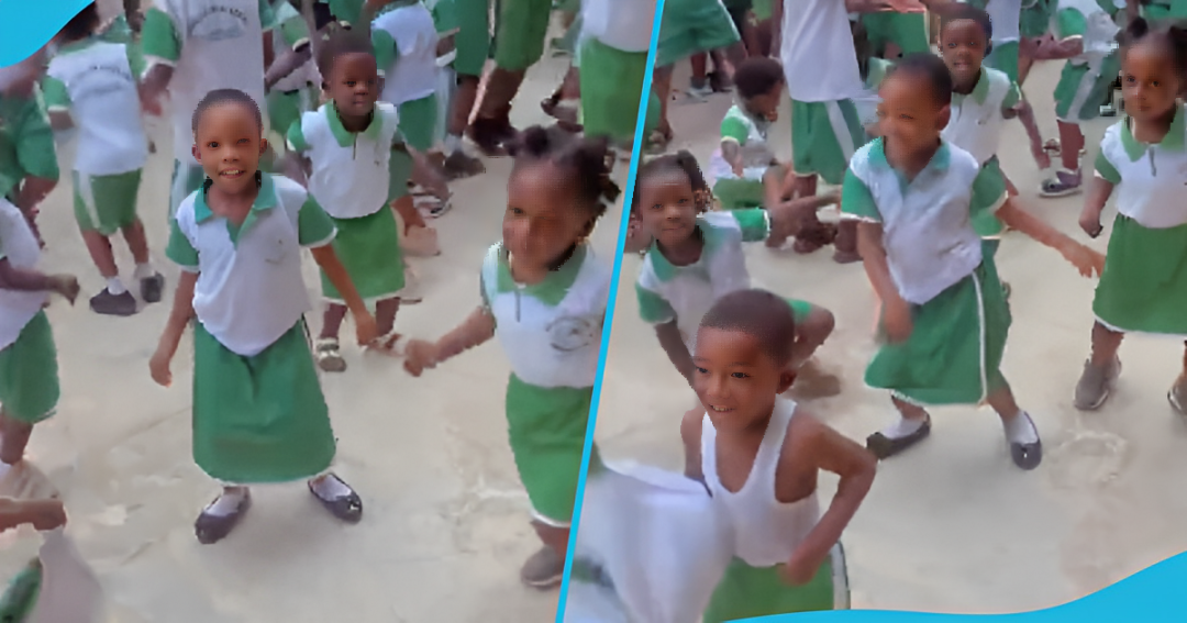 GenZ teacher leads school kids to dance aportii: "They will never miss school"