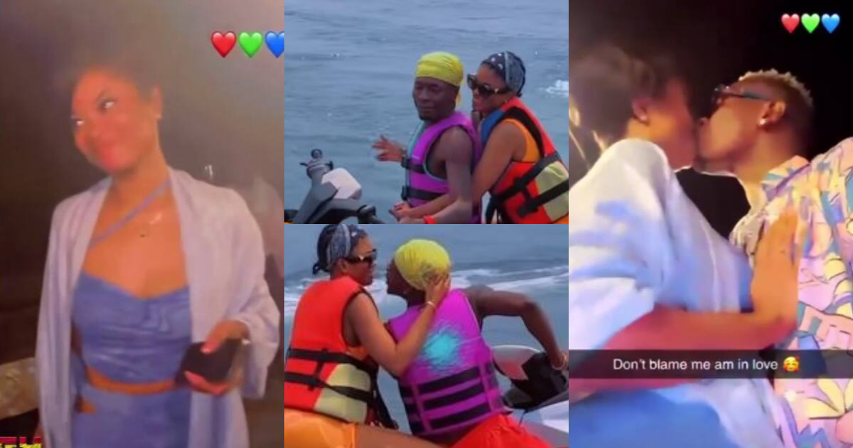Love is sweet - Shatta Wale says as he Takes new Girlfriend Jet-skiing