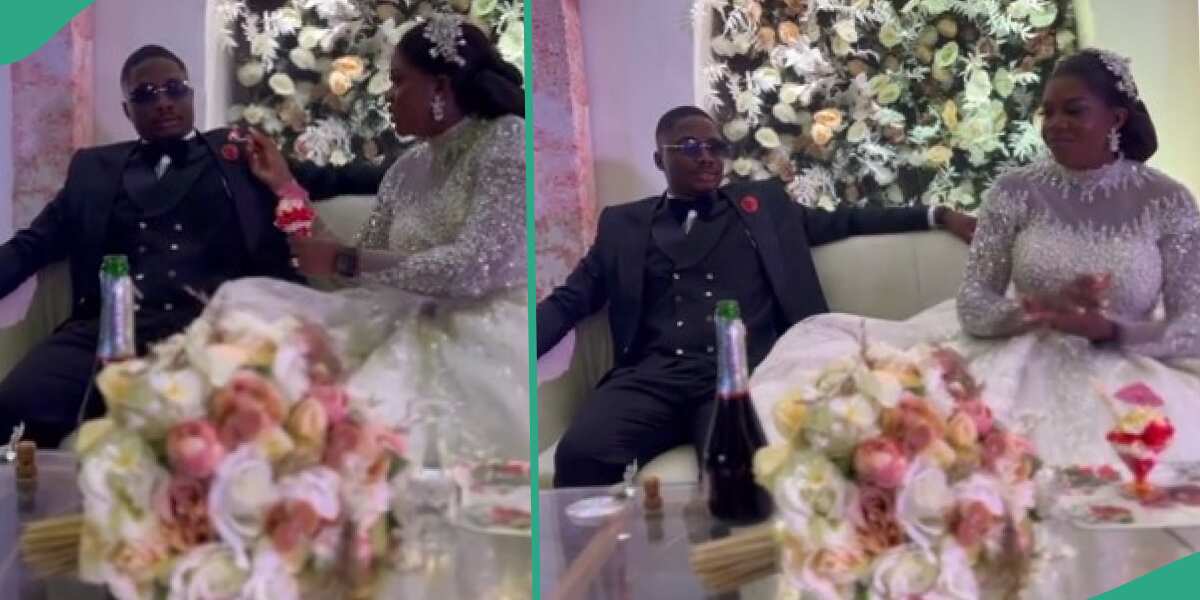 Groom rejects food from bride for giving it to him while being seated