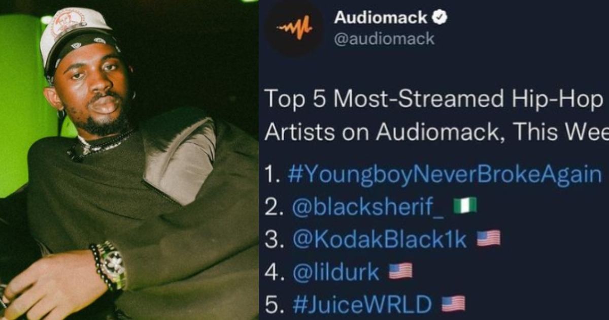 Audiomack List Black Sherif As Nigerian Musician; Reactions Show Ghanaians Angry