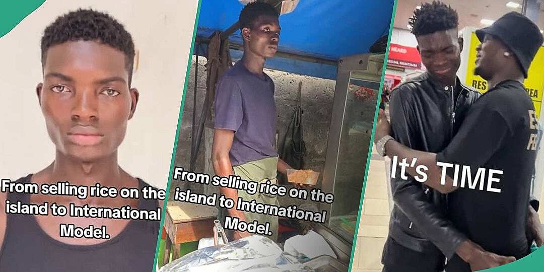 Rice seller in tears as he becomes top model