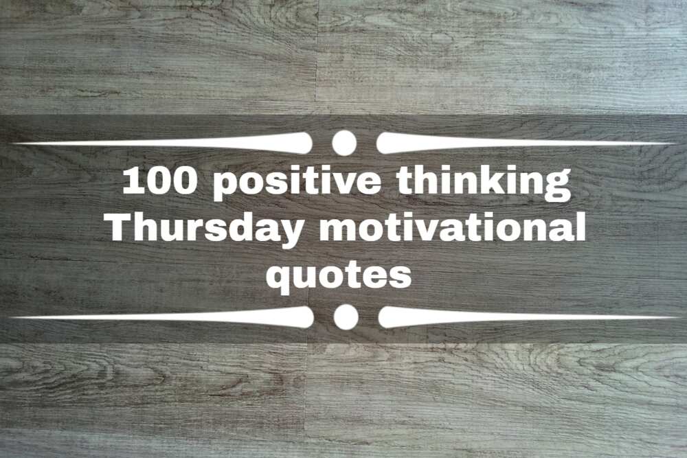 positive thinking Thursday motivational quotes