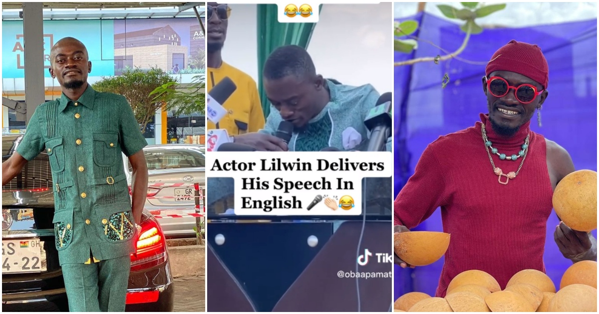 Lil Win: Funny Ghanaian Actor Delivers Powerful Speech In English At Speech And Prize Day; Peeps Impressed