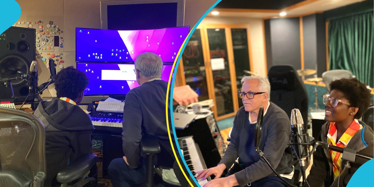 DJ Switch spotted with Michael Jackson's songwriter Steve Porcaro in a studio in Los Angeles