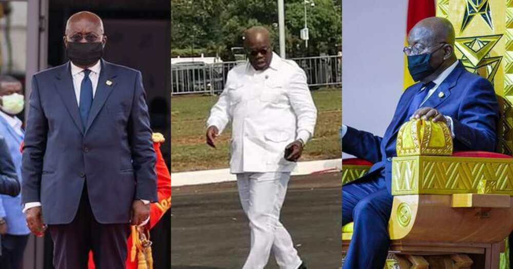 Photo Akufo-Addo's lookalike at Parliament House surprises Ghanaians