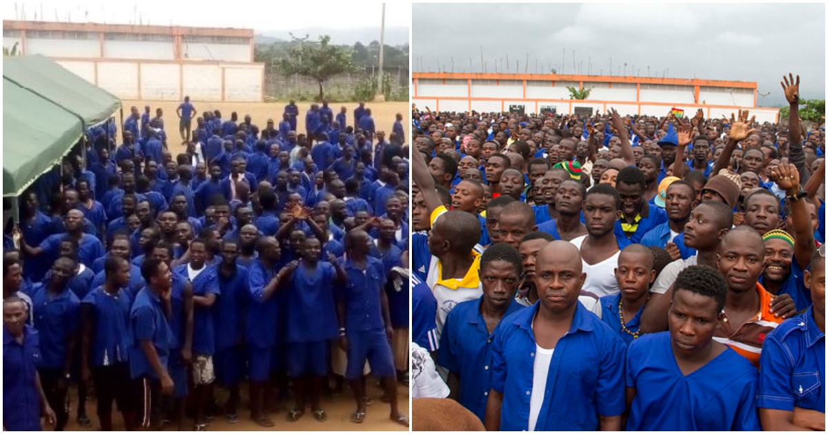 Prisons in Ghana are congested.