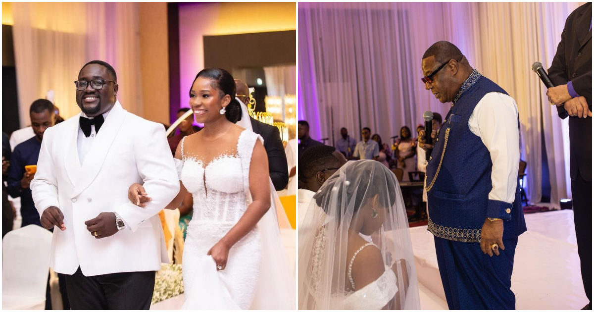 Bishop Titi-Ofei's son marries Edith in luxurious ceremony with Archbishop Duncan Williams and Sam George in attendance