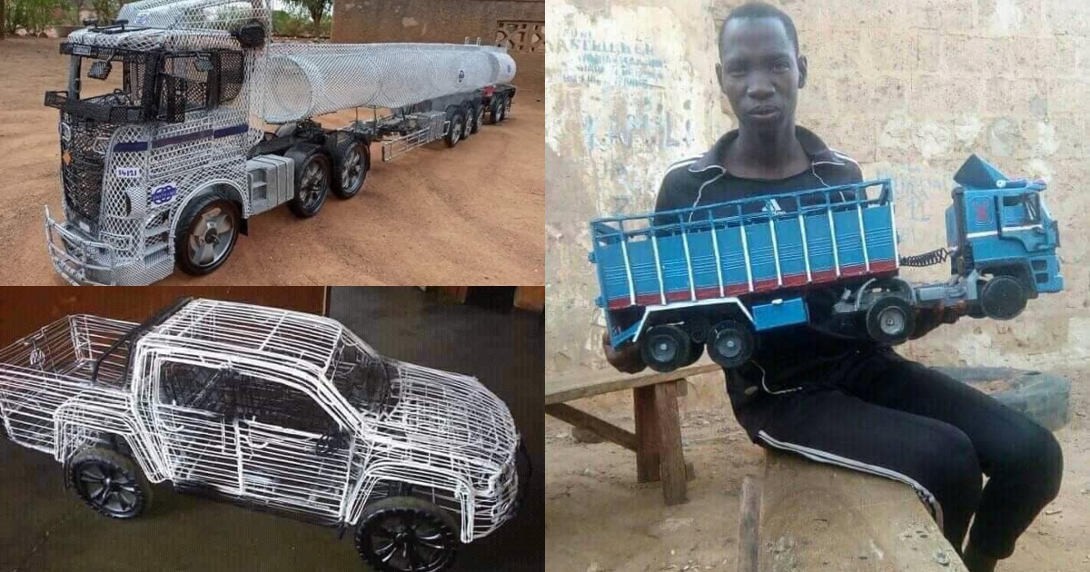 Many creatively builds trucks