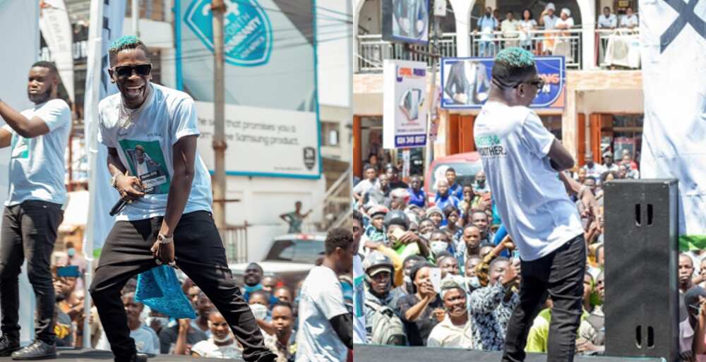 Shatta Wale Storms Circle Market For The Infinix July Invasion