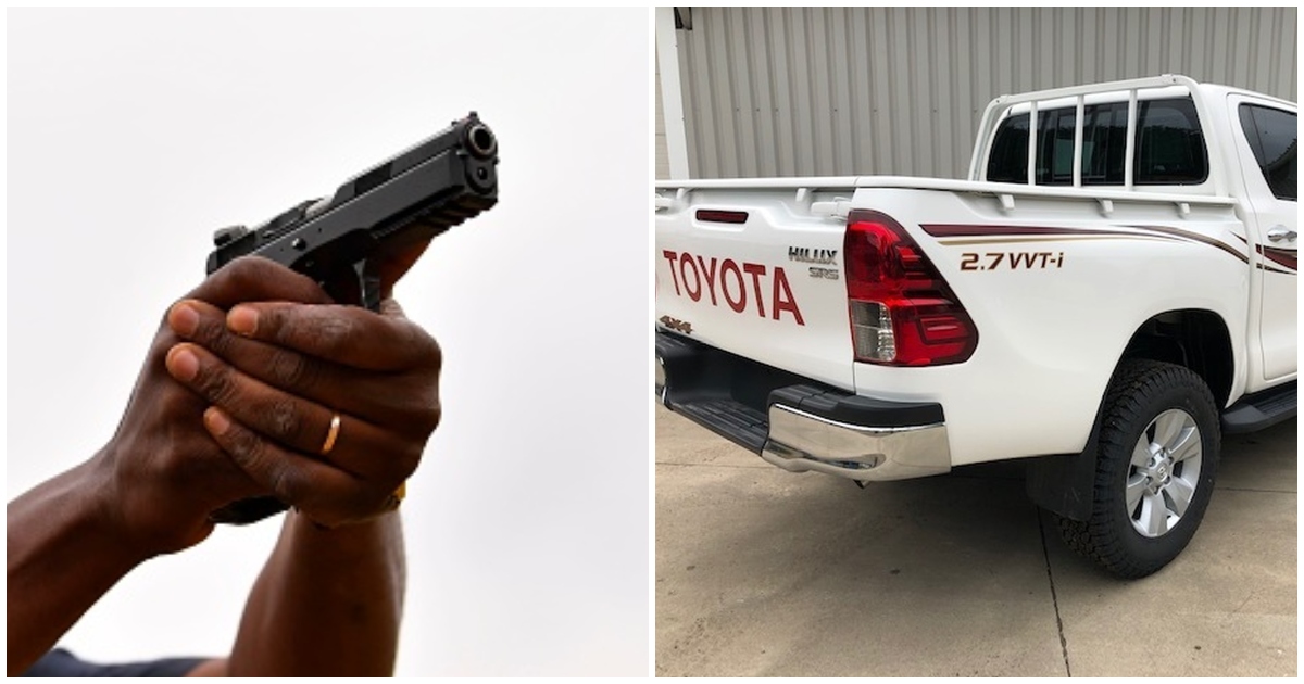 Government Toyota pickup snatched at gunpoint in Tamale