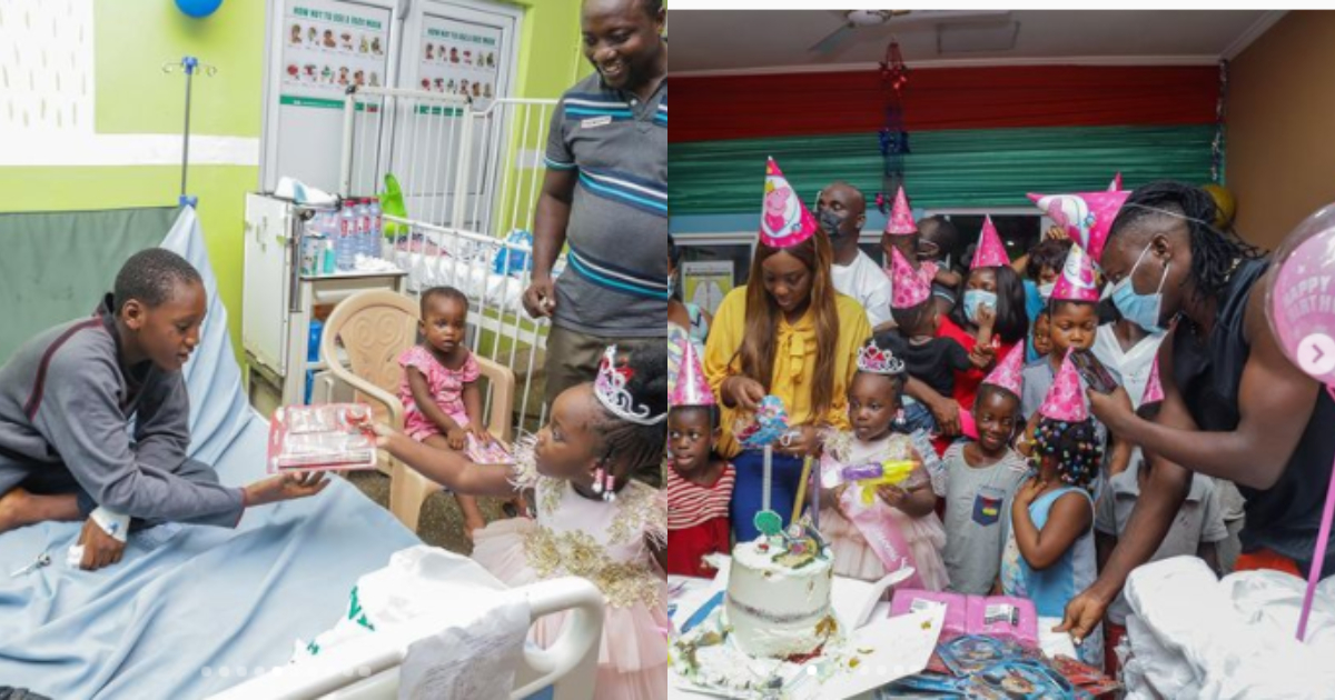 Stonebwoy pays hospital bills for children at 37 Military Hospital on Jidula’s birthday (photos)