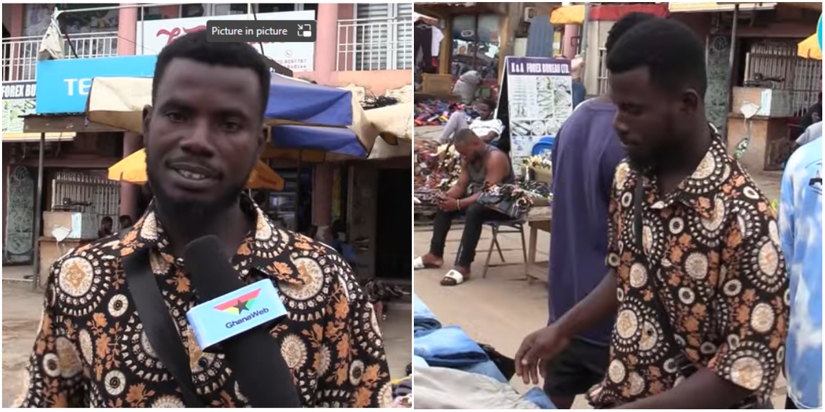Joseph Mensah makes GH¢300 daily from selling jeans in Accra