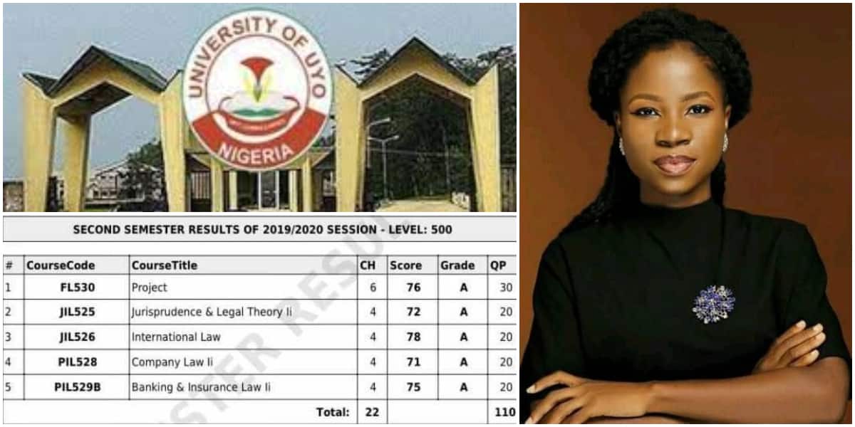 Nigerian lady bags first-class in law, breaks 36-year-old record at UNIUYO