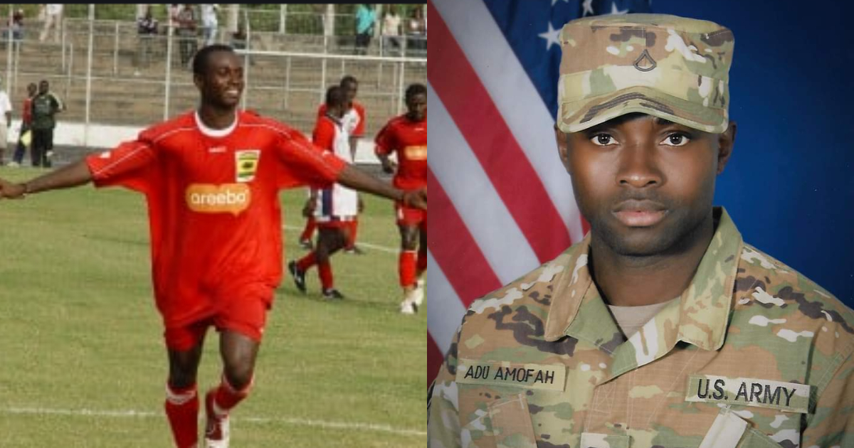 Former Asante Kotoko striker Mark Adu Amofah joins US Army