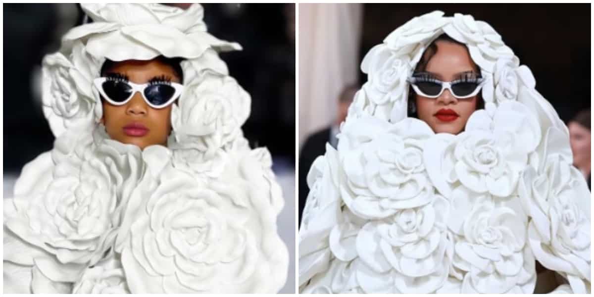 Little fashionista takes on the Met Gala: Video of Girl's spot-on Rihanna cosplay goes viral