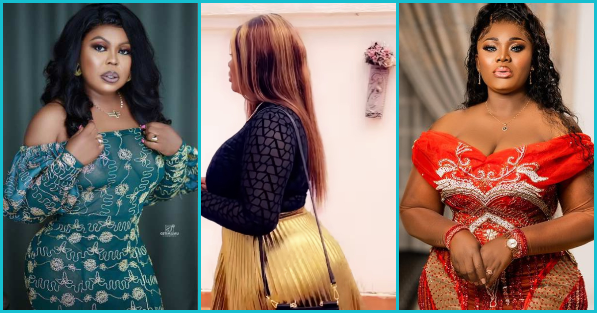 Akua GMB 'peppers' Afia Schwar with her massive curves and beautiful mansion, video sparks reactions