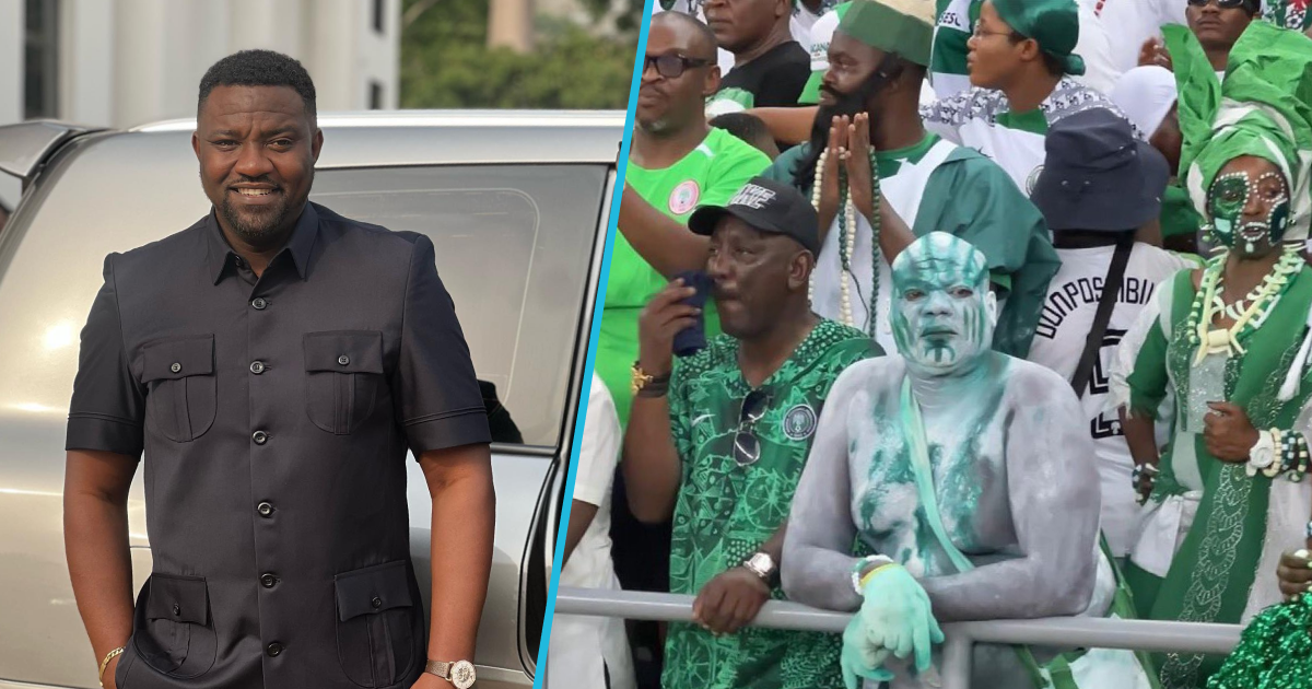 John Dumelo deals with Nigerian fan who came at him for mocking their country for losing the 2023 AFCON