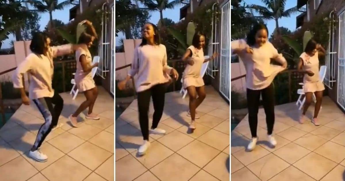 Mom and daughter dance together in video, SA confused: "Who is who?"