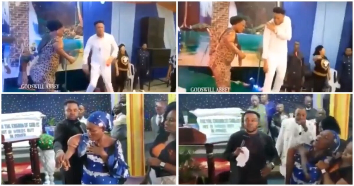 Audio Miracle: 4 different Nigerian pastors take advantage of lady for same miracle (photos)