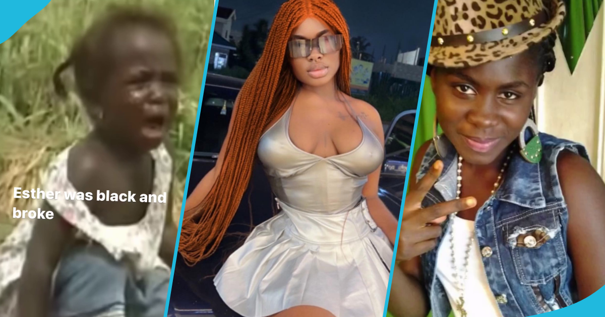 Yaa Jackson shows off her transformation in the Esther challenge, video awes many