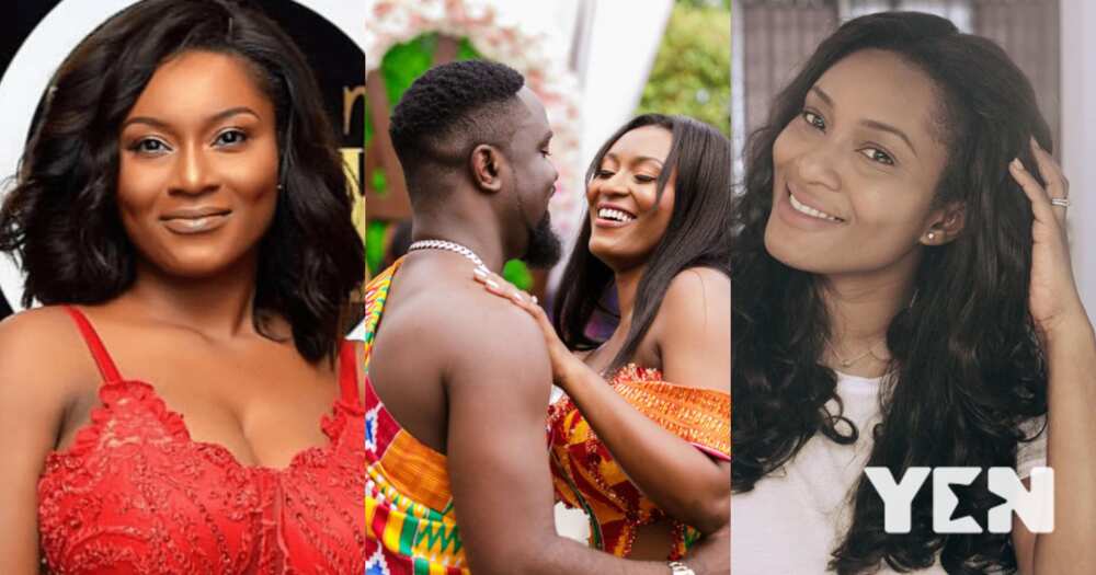 Sarkodie and wife Tracy Sarkcess chop love in boat cruiring together in video