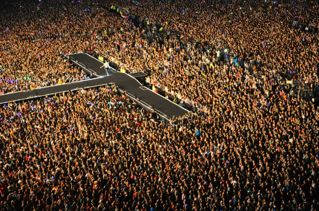 Psy performs in central Seoul on October 4, 2012, in front of an estimated 80,000 fans
