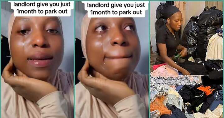Okrika seller cries uncontrollably as landlord gives her quit notice