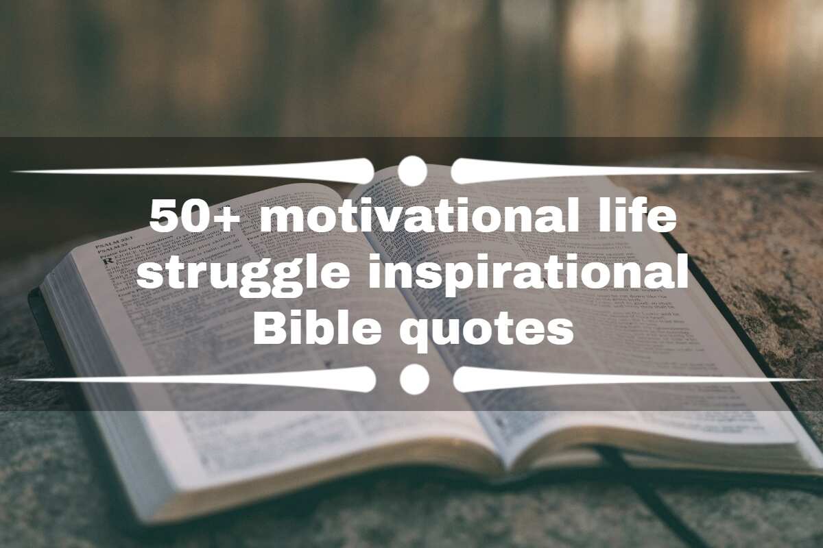 50+ motivational life struggles inspirational Bible quotes 