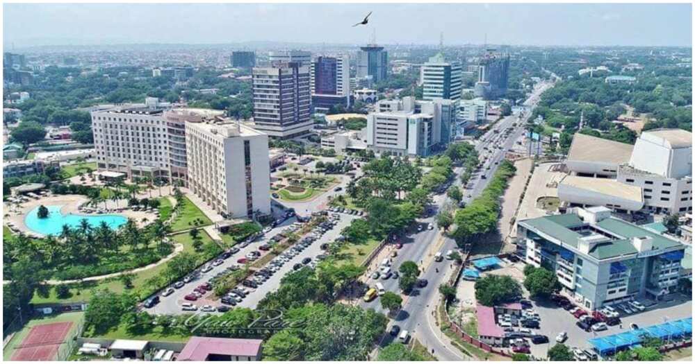 A beautiful view of Accra