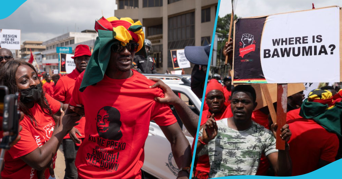 OccupyJulorbiHouse Demo enters second day as protestors mass up against Akufo-Addo government