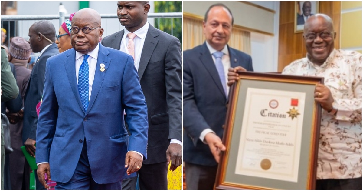 Akufo-Addo honoured with the highest international diplomacy award