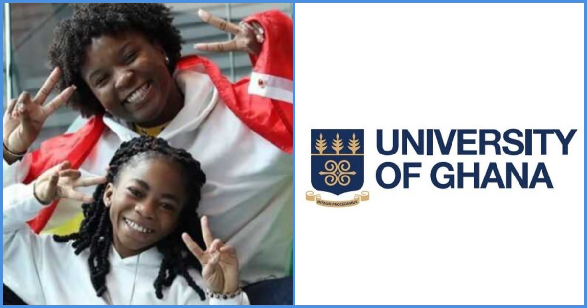 University Of Ghana congratulates Afronita and Abigail