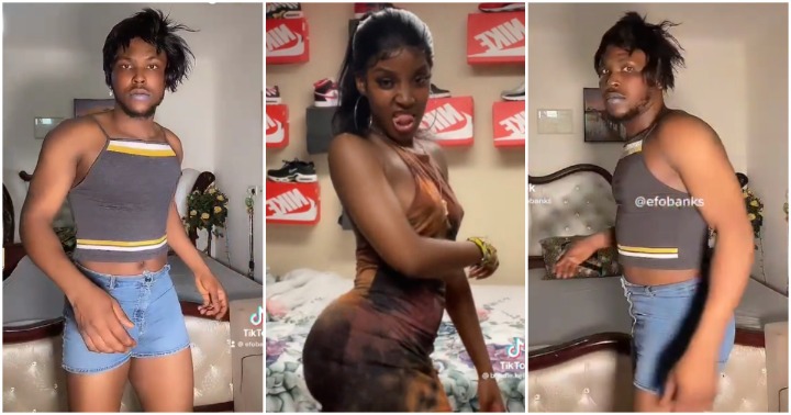 GH man shakes his bum in tight jeans as he challenges Bhadie Kelly; video stirs funny reactions
