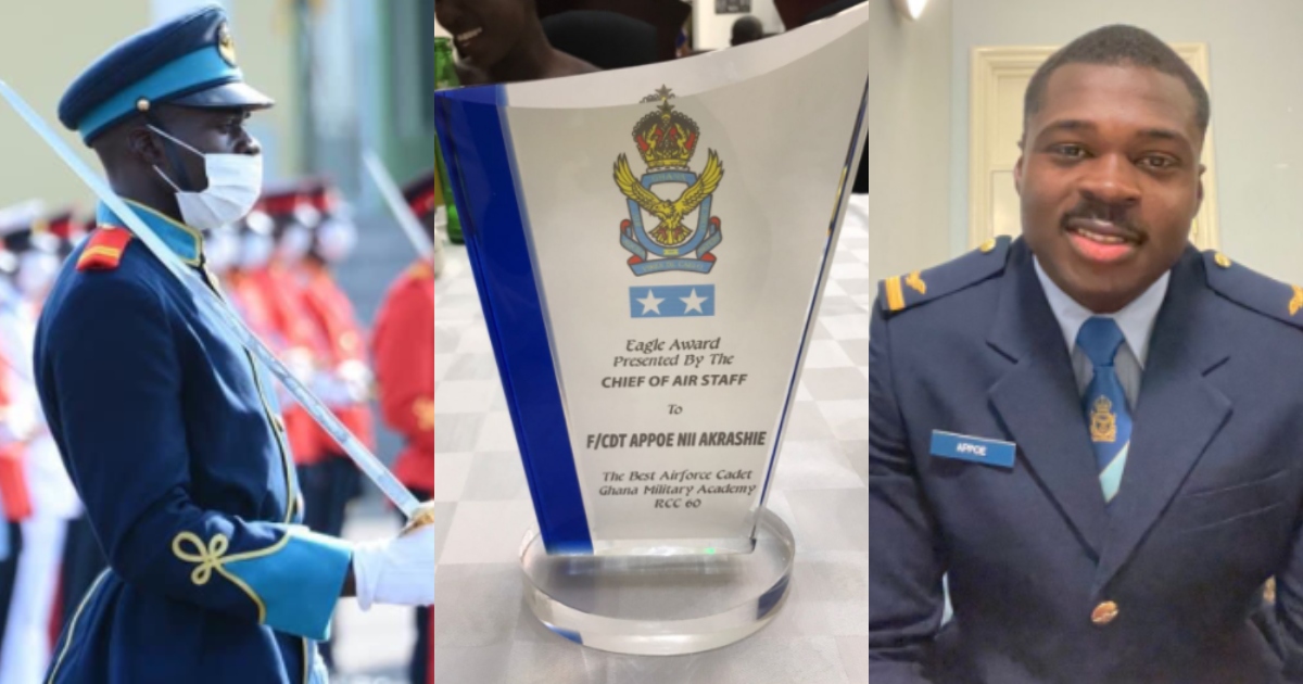 Nii Akrashie Appoe: Pope John Senior High School Celebrates Alumnus for Receiving Best Airforce Cadet Award