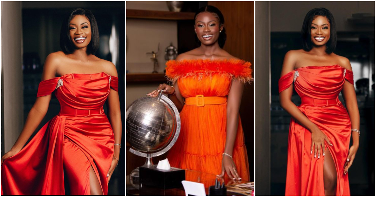 4 times Natalie Fort stunned in red dresses with bare necks.