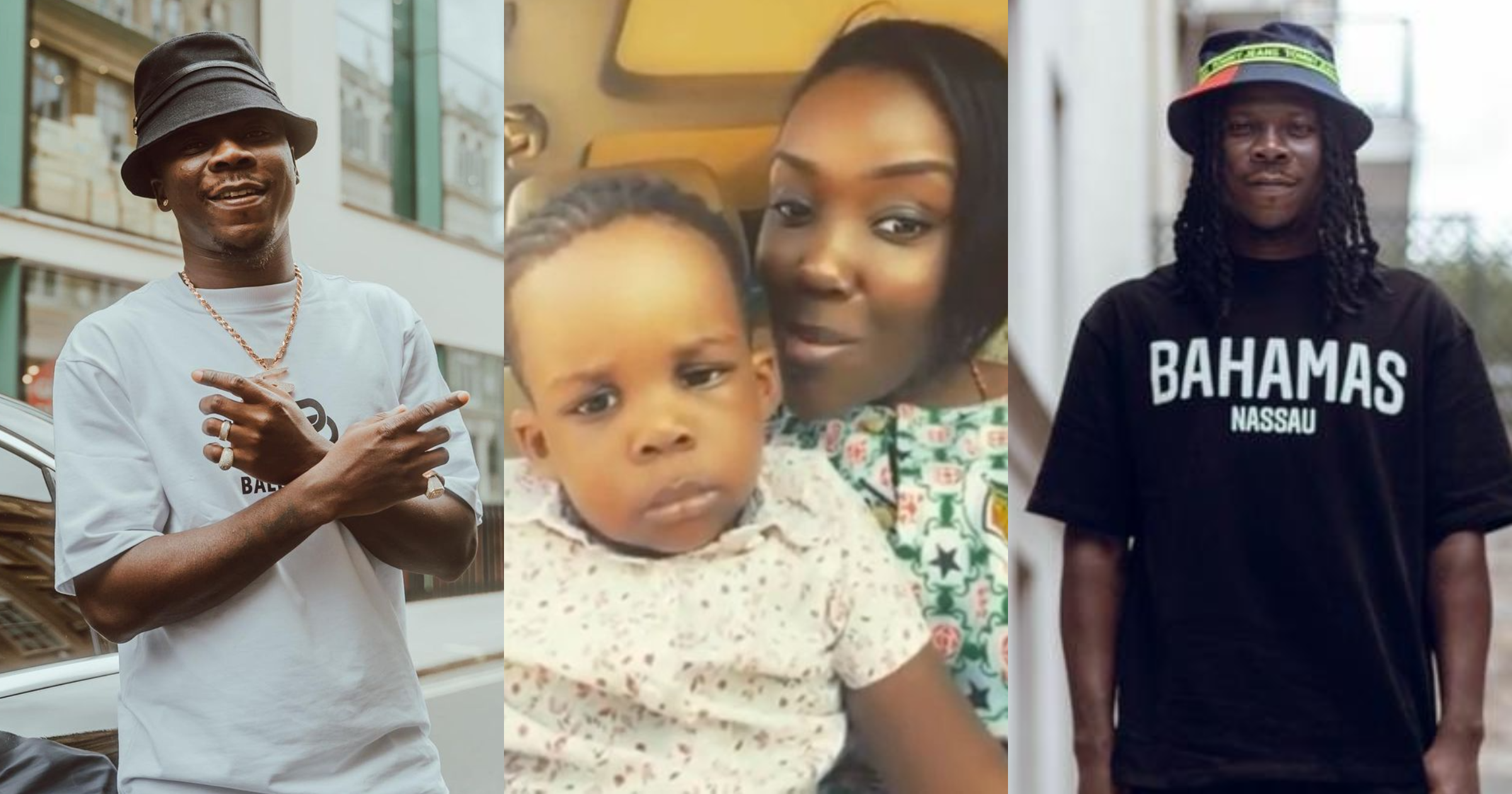 Janam: Stonebwoy's Son Smiles In New Photos As He Swags Up Like Dad In Sporty Look ; Fans React