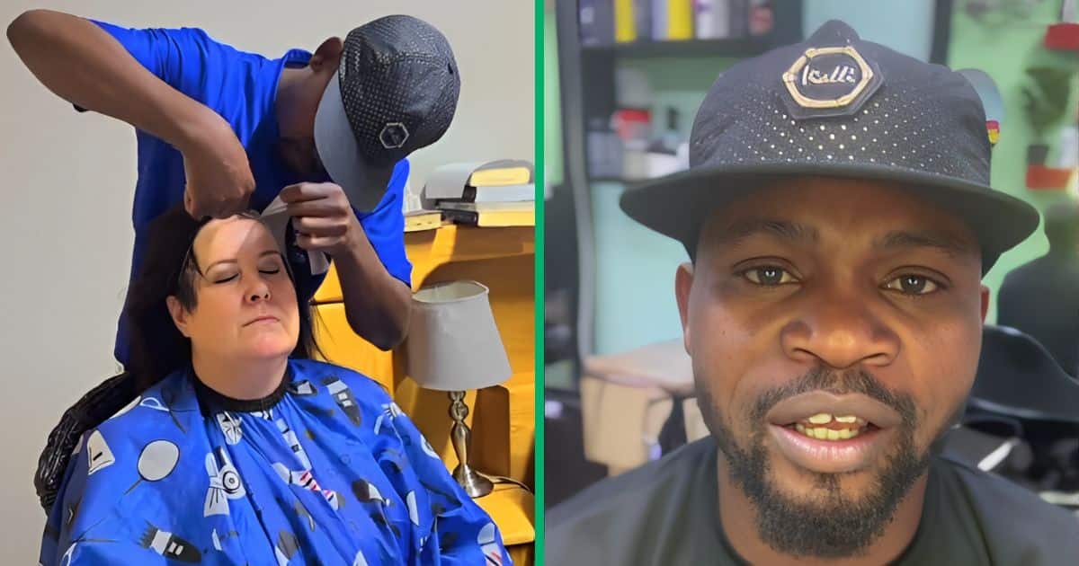 Barber transforms wig into stunning razor cut, peeps amused by his creativity in video