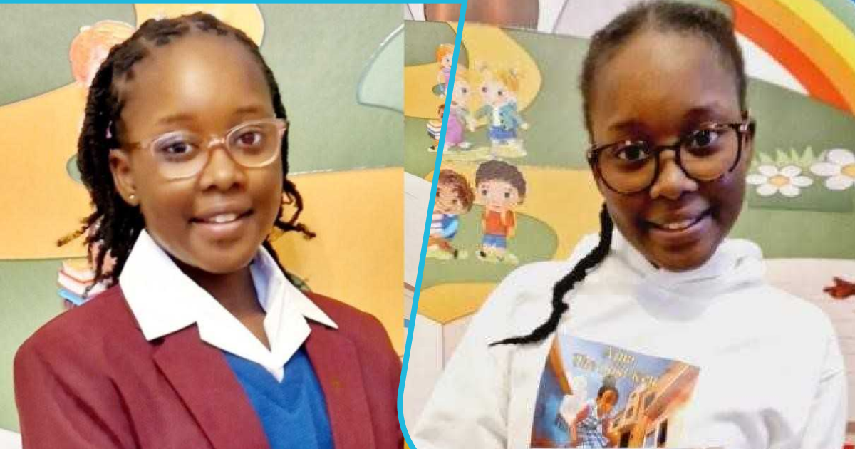 Ghanaian-British girl builds e-library for school.
