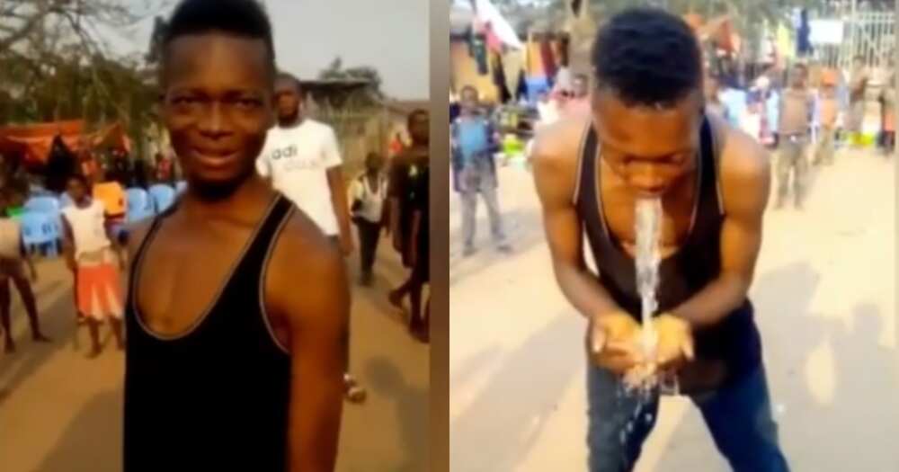 Video of Young boy Pumping Water from his body Causes Massive Stir Online